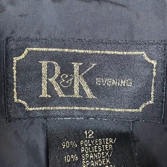 R & K Evening Floral Shacket Blazer Sz 12 Teal Purple Gold Whimsigoth Fairy - Picture 7 of 8